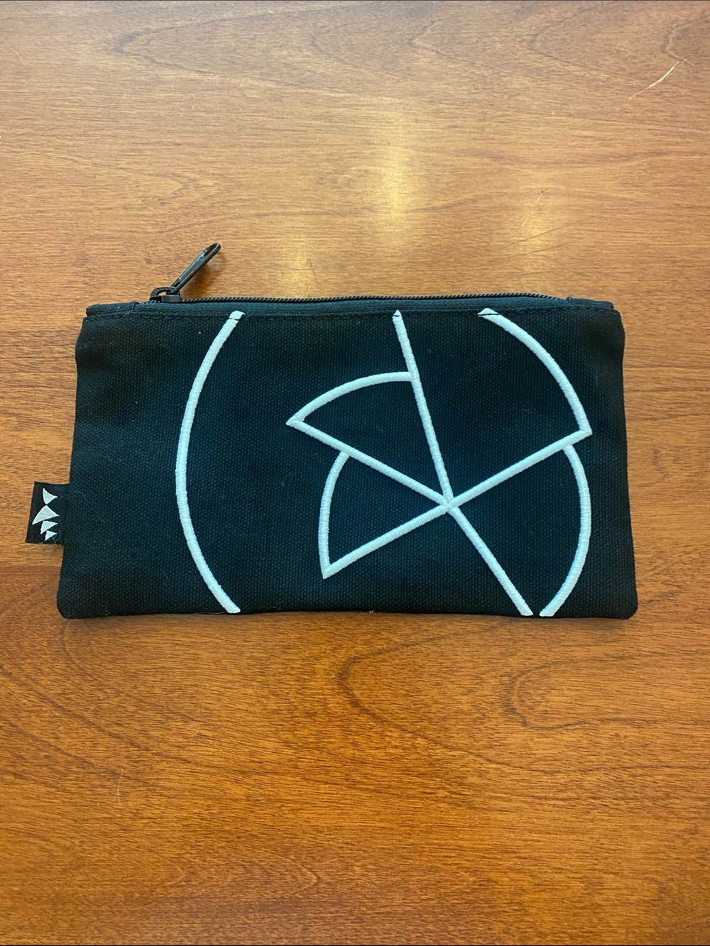 Sydney Opera House 50th Anniversary Black Canvas Zip Pouch